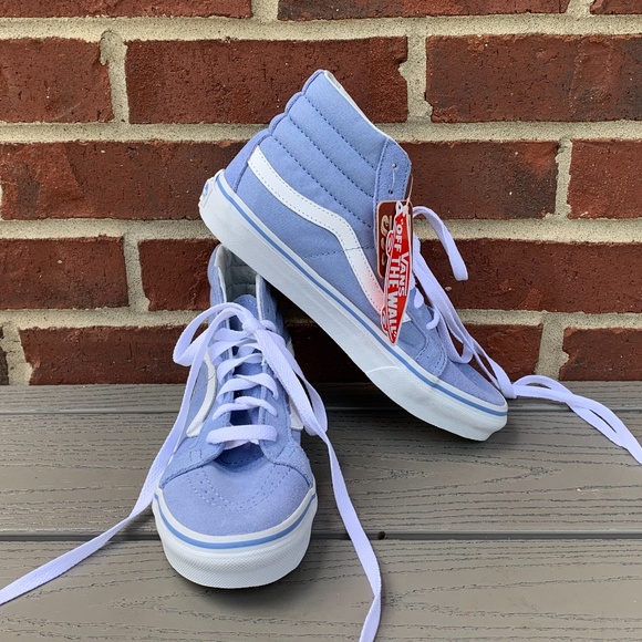 light blue low top vans